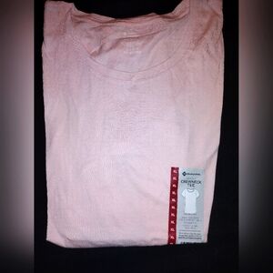 XL Ladies Pink Crewneck Tee